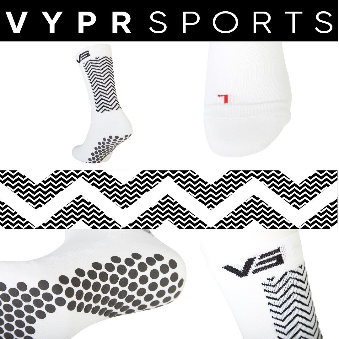 Vice Sport Grip Socks - Crew 5 Pack